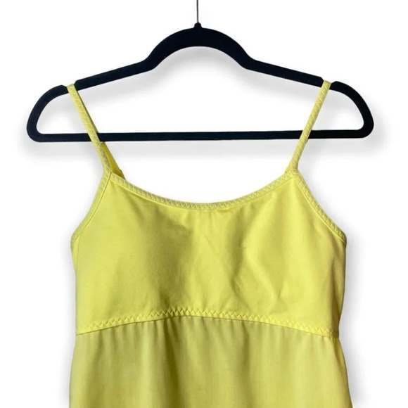 Under Armour Neon  Yellow Tank with Bra - Picture 3 of 9